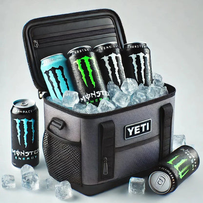 Kayak cooler add-on with drinks and snacks for two, ideal for paddle adventures.