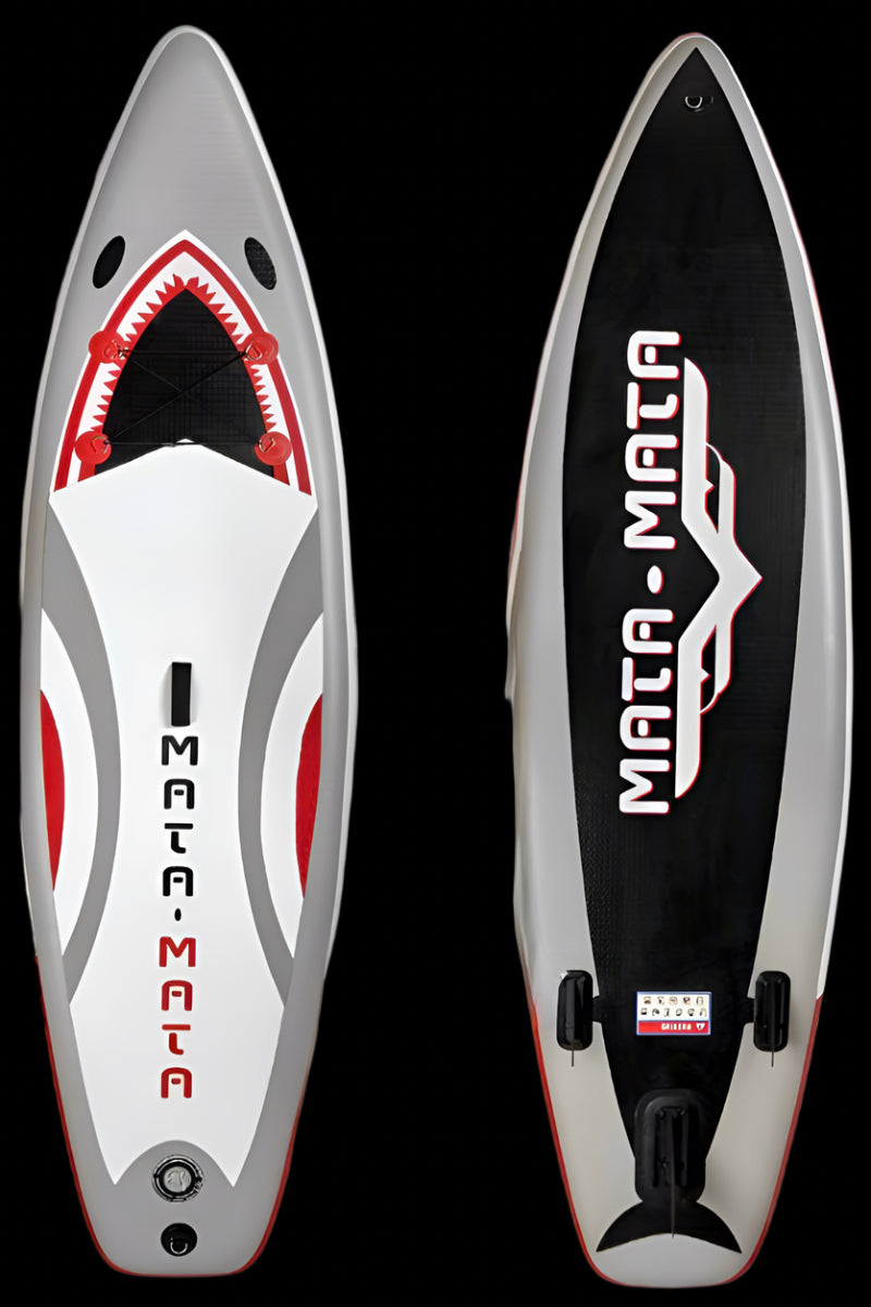 Rental Mata Mata Shark Flight 10' Stand Up Paddle Board with accessories.
