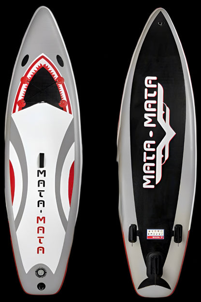 Rental Mata Mata Shark Flight 10' Stand Up Paddle Board with accessories.