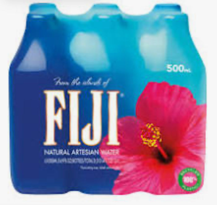 Kayak cooler add-on with Fiji water bottles, perfect for paddling adventures.